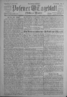 Posener Tageblatt (Posener Warte) 1923.01.25 Jg.62 Nr19
