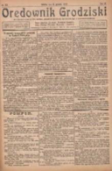 Orędownik Grodziski: niezależne pismo dla rodzin polskich powiatu grodziskiego i nowotomyskiego : organ centralny dla miast: Grodziska, Opalenicy, Buku, Nowego Tomyśla, Zbaszynia i Lw&oacute;wka 1924.12.06 R.6 Nr97