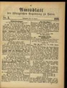 Amtsblatt der Königlichen Regierung zu Posen. 1889.01.15 Nro.3