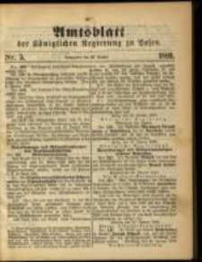 Amtsblatt der Königlichen Regierung zu Posen. 1889.01.29 Nro.5