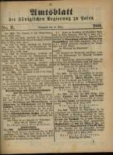 Amtsblatt der Königlichen Regierung zu Posen. 1889.03.12 Nro.11