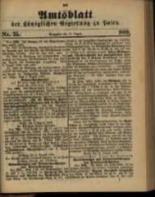 Amtsblatt der Königlichen Regierung zu Posen. 1889.08.27 Nro.35