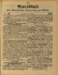 Amtsblatt der Königlichen Regierung zu Posen. 1889.10.22 Nro.43