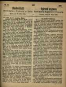 Amtsblatt der K&ouml;niglichen Regierung zu Posen. 1866.05.29 Nro.22