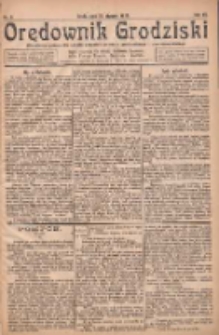 Orędownik Grodziski: niezależne pismo dla rodzin polskich powiatu grodziskiego i nowotomyskiego : organ centralny dla miast: Grodziska, Opalenicy, Buku, Nowego Tomyśla, Zbaszynia i Lwówka 1925.01.21 R.7 Nr6
