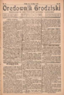 Orędownik Grodziski: niezależne pismo dla rodzin polskich powiatu grodziskiego i nowotomyskiego : organ centralny dla miast: Grodziska, Opalenicy, Buku, Nowego Tomyśla, Zbaszynia i Lwówka 1925.02.18 R.7 Nr14