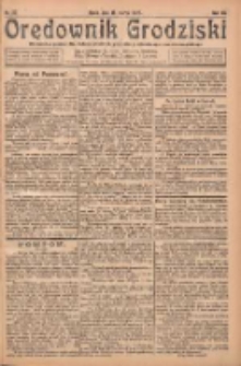 Orędownik Grodziski: niezależne pismo dla rodzin polskich powiatu grodziskiego i nowotomyskiego : organ centralny dla miast: Grodziska, Opalenicy, Buku, Nowego Tomyśla, Zbaszynia i Lwówka 1925.03.18 R.7 Nr22