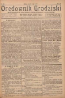 Orędownik Grodziski: niezależne pismo dla rodzin polskich powiatu grodziskiego i nowotomyskiego : organ centralny dla miast: Grodziska, Opalenicy, Buku, Nowego Tomyśla, Zbaszynia i Lwówka 1925.05.09 R.7 Nr37
