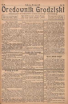 Orędownik Grodziski: niezależne pismo dla rodzin polskich powiatu grodziskiego i nowotomyskiego : organ centralny dla miast: Grodziska, Opalenicy, Buku, Nowego Tomyśla, Zbaszynia i Lwówka 1925.05.20 R.7 Nr40