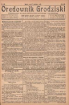 Orędownik Grodziski: niezależne pismo dla rodzin polskich powiatu grodziskiego i nowotomyskiego : organ centralny dla miast: Grodziska, Opalenicy, Buku, Nowego Tomyśla, Zbaszynia i Lwówka 1925.06.17 R.7 Nr48