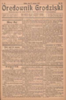 Orędownik Grodziski: niezależne pismo dla rodzin polskich powiatu grodziskiego i nowotomyskiego : organ centralny dla miast: Grodziska, Opalenicy, Buku, Nowego Tomyśla, Zbaszynia i Lwówka 1925.06.27 R.7 Nr51