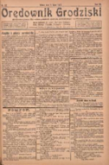 Orędownik Grodziski: niezależne pismo dla rodzin polskich powiatu grodziskiego i nowotomyskiego : organ centralny dla miast: Grodziska, Opalenicy, Buku, Nowego Tomyśla, Zbaszynia i Lwówka 1925.07.01 R.7 Nr52