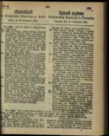 Amtsblatt der K&ouml;niglichen Regierung zu Posen. 1866.11.20 Nro.47