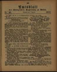 Amtsblatt der Königlichen Regierung zu Posen. 1880.12.07 Nro.49