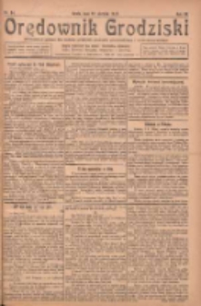 Orędownik Grodziski: niezależne pismo dla rodzin polskich powiatu grodziskiego i nowotomyskiego : organ centralny dla miast: Grodziska, Opalenicy, Buku, Nowego Tomyśla, Zbaszynia i Lwówka 1925.08.12 R.7 Nr64