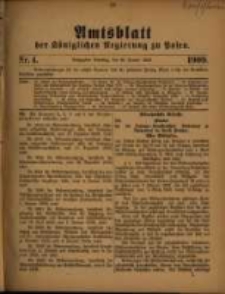 Amtsblatt der Königlichen Regierung zu Posen. 1909.01.26 Nro.4