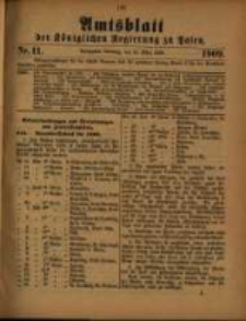 Amtsblatt der Königlichen Regierung zu Posen. 1909.03.16 Nro.11