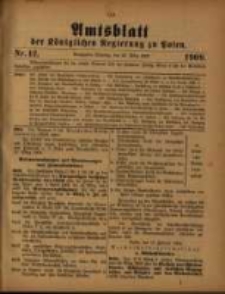 Amtsblatt der Königlichen Regierung zu Posen. 1909.03.23 Nro.12