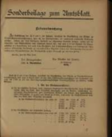 Sonderbeilage zum Amtsblatt