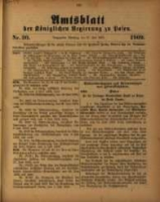 Amtsblatt der Königlichen Regierung zu Posen. 1909.07.27 Nro.30