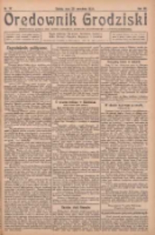 Orędownik Grodziski: niezależne pismo dla rodzin polskich powiatu grodziskiego i nowotomyskiego : organ centralny dla miast: Grodziska, Opalenicy, Buku, Nowego Tomyśla, Zbaszynia i Lwówka 1925.09.26 R.7 Nr77