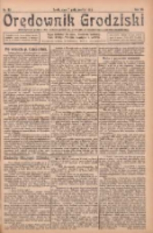 Orędownik Grodziski: niezależne pismo dla rodzin polskich powiatu grodziskiego i nowotomyskiego : organ centralny dla miast: Grodziska, Opalenicy, Buku, Nowego Tomyśla, Zbaszynia i Lwówka 1925.10.07 R.7 Nr80