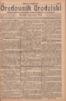 Orędownik Grodziski: niezależne pismo dla rodzin polskich powiatu grodziskiego i nowotomyskiego : organ centralny dla miast: Grodziska, Opalenicy, Buku, Nowego Tomyśla, Zbaszynia i Lwówka 1925.11.04 R.7 Nr88