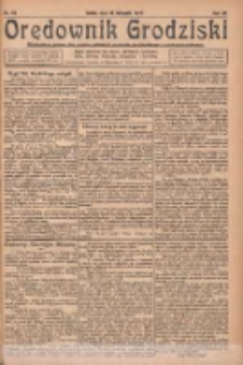 Orędownik Grodziski: niezależne pismo dla rodzin polskich powiatu grodziskiego i nowotomyskiego : organ centralny dla miast: Grodziska, Opalenicy, Buku, Nowego Tomyśla, Zbaszynia i Lwówka 1925.11.18 R.7 Nr92