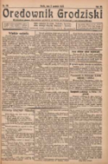 Orędownik Grodziski: niezależne pismo dla rodzin polskich powiatu grodziskiego i nowotomyskiego : organ centralny dla miast: Grodziska, Opalenicy, Buku, Nowego Tomyśla, Zbaszynia i Lwówka 1925.12.02 R.7 Nr96