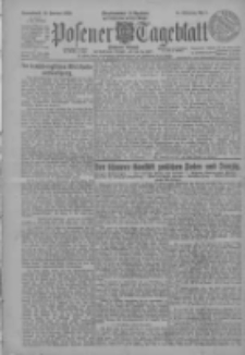 Posener Tageblatt (Posener Warte) 1925.01.10 Jg.64 Nr7
