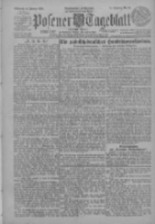 Posener Tageblatt (Posener Warte) 1925.01.14 Jg.64 Nr10