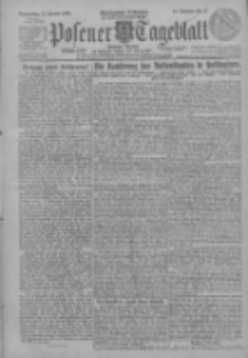 Posener Tageblatt (Posener Warte) 1925.01.15 Jg.64 Nr11