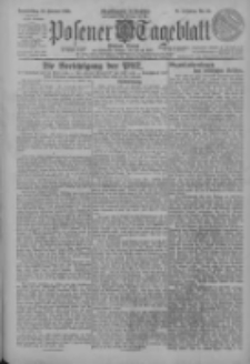 Posener Tageblatt (Posener Warte) 1925.01.29 Jg.64 Nr23