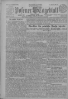 Posener Tageblatt (Posener Warte) 1925.01.30 Jg.64 Nr24