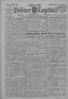 Posener Tageblatt (Posener Warte) 1925.03.25 Jg.64 Nr70