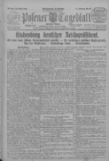 Posener Tageblatt (Posener Warte) 1925.04.28 Jg.64 Nr97