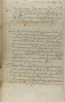 Instrukcja dla Andrzeja Rembowskiego, Warszawa 20.01.1600