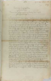 List Jana Firleia do króla Zygmunta III, Lublin 06.05.1601