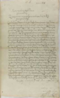 List Jana Firleia do króla, Markuszów 06.06.1601