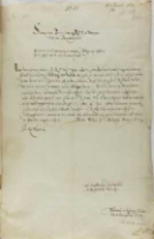 List Fryderka księcia Kurlandii do króla Zygmunta III, Bousco 09.01.1602
