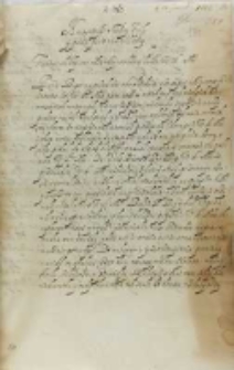 List Wawrzyńca Goślickiego biskupa chełmińskiego do króla Zygmunta III, Lubawa 23.01.1602
