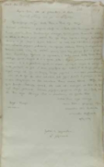 Kopia listu Aleksandra Ostrogskiego do króla Zygmunta III, Jarosław 27.04.1602
