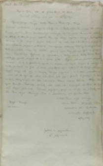 Kopia listu Aleksandra Ostrogskiego do króla Zygmunta III, Jarosław 27.04.1602