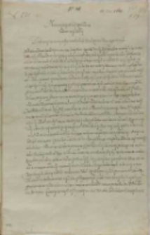 List Jana Firleia podskarbiego koronnego do króla Zygmunta III, Dębica 14.09.1602