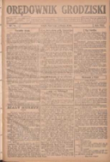 Orędownik Grodziski: niezależne pismo dla rodzin polskich powiatu grodziskiego i nowotomyskiego : organ centralny dla miast: Grodziska, Opalenicy, Buku, Nowego Tomyśla, Zbaszynia i Lw&oacute;wka 1926.09.01 R.8 Nr70