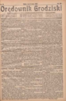 Orędownik Grodziski: niezależne pismo dla rodzin polskich powiatu grodziskiego i nowotomyskiego : organ centralny dla miast: Grodziska, Opalenicy, Buku, Nowego Tomyśla, Zbaszynia i Lw&oacute;wka 1926.03.06 R.8 Nr19