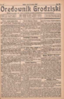 Orędownik Grodziski: niezależne pismo dla rodzin polskich powiatu grodziskiego i nowotomyskiego : organ centralny dla miast: Grodziska, Opalenicy, Buku, Nowego Tomyśla, Zbaszynia i Lw&oacute;wka 1926.03.20 R.8 Nr23