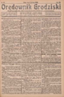 Orędownik Grodziski: niezależne pismo dla rodzin polskich powiatu grodziskiego i nowotomyskiego : organ centralny dla miast: Grodziska, Opalenicy, Buku, Nowego Tomyśla, Zbaszynia i Lw&oacute;wka 1926.04.07 R.8 Nr28