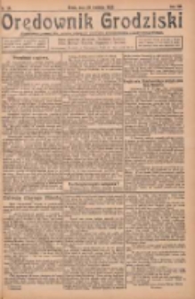 Orędownik Grodziski: niezależne pismo dla rodzin polskich powiatu grodziskiego i nowotomyskiego : organ centralny dla miast: Grodziska, Opalenicy, Buku, Nowego Tomyśla, Zbaszynia i Lw&oacute;wka 1926.04.28 R.8 Nr34