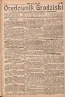 Orędownik Grodziski: niezależne pismo dla rodzin polskich powiatu grodziskiego i nowotomyskiego : organ centralny dla miast: Grodziska, Opalenicy, Buku, Nowego Tomyśla, Zbaszynia i Lw&oacute;wka 1926.05.08 R.8 Nr37